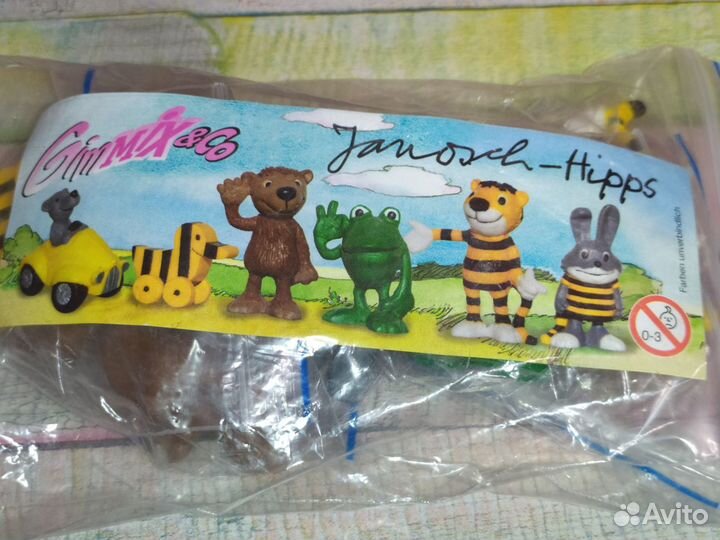 Фигурки из разных шок. яиц, десертов