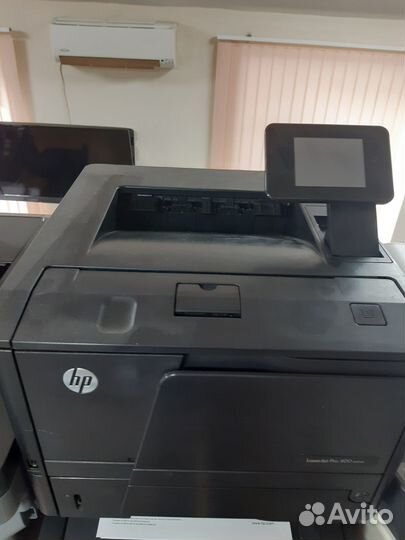 Принтер HP LJ Pro 400 m401dn+новый картридж(ориг.)