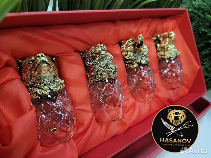 Хрустальные рюмки перевертыши