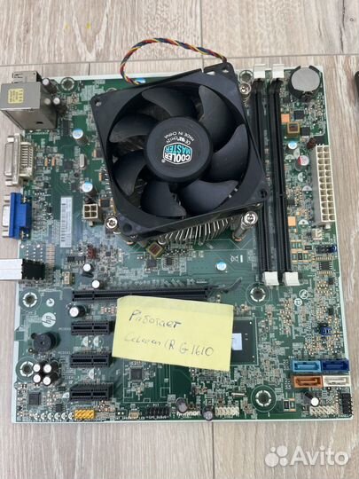 Материнская плата с процессором