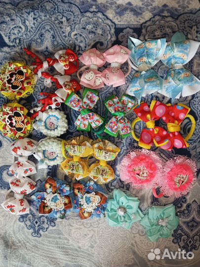 Резинки, банты на волосы б/у