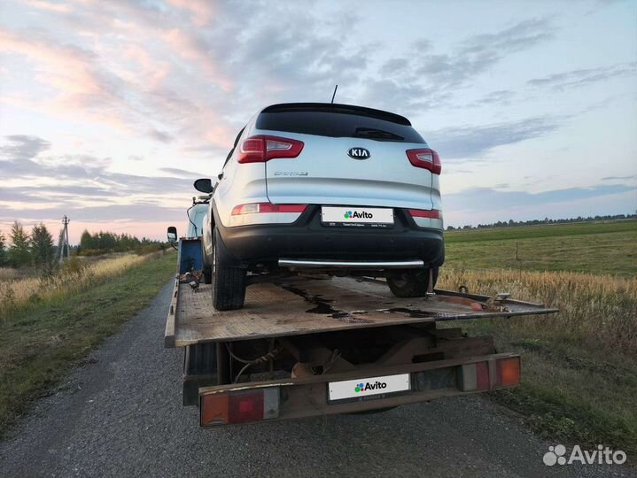 Kia Sportage 2.0 МТ, 2013, битый, 70 000 км