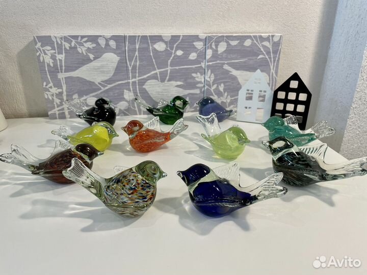 Птички для декора (новые цвета и формы)