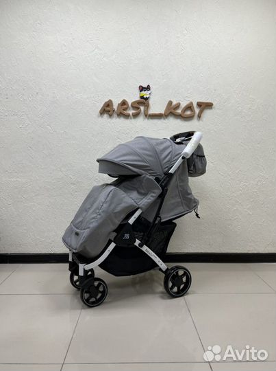 Babalo 2022 прогулочная коляска, серый на белой