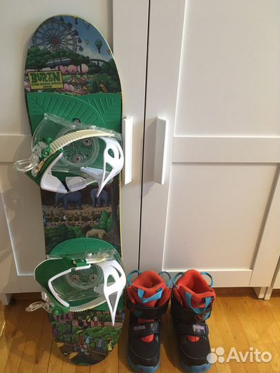 Сноуборд Burton 80 + ботинки