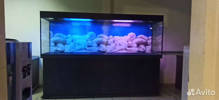 Аквариум 700 свет биофильтр фон подставка