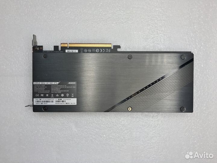 SSD nvme 8Tb raid00 Gigabyte Aorus Gen4 AIC