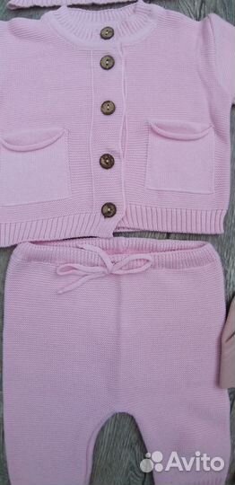 Костюмы вязаные 56 размер + 2 чалмы на двойню