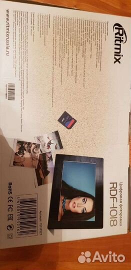 Цифровая фоторамка Ritmix Rdf-1018