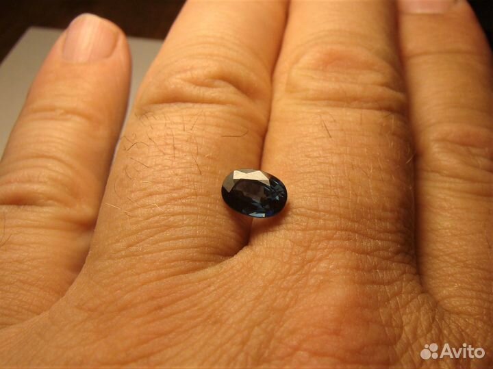 Продаётся природный сапфир синий 1,75 кр. Бирма