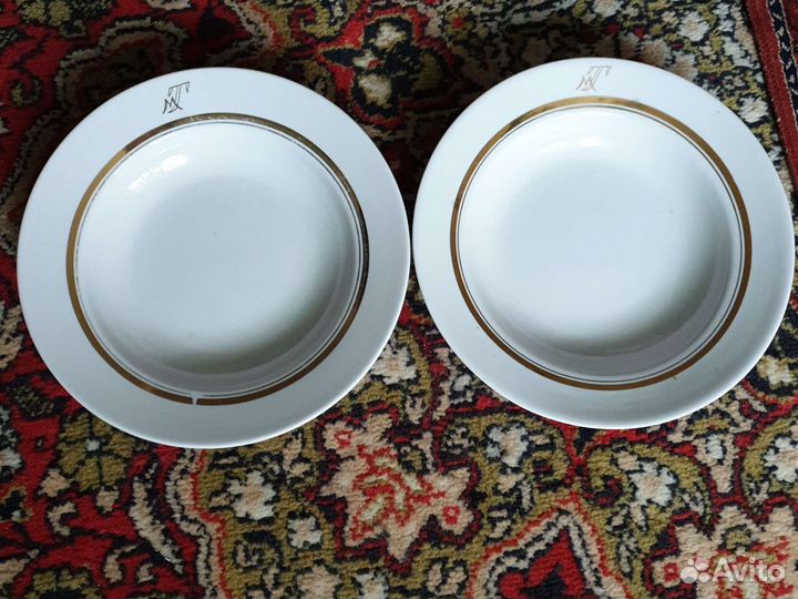 Тарелки фарфор, дулево, зик и др. СССР