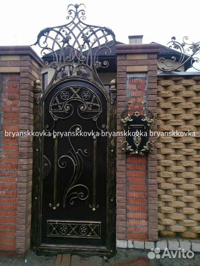 Художественная ковки, перила, ворота, навесы