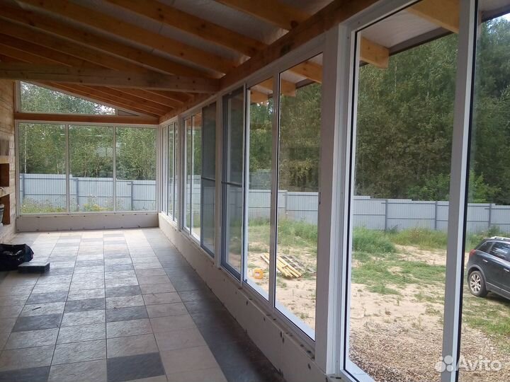 Алюминиевые окна на балкон