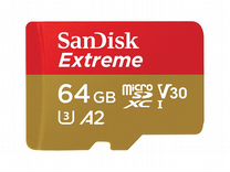 Карта памяти SanDisk microsdxc Extreme UHS-I V30 U