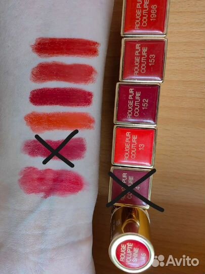 Помады Dior Chanel Clarins YSL