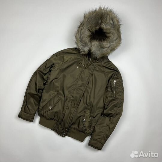 Куртка с мехом y2k jaded london type