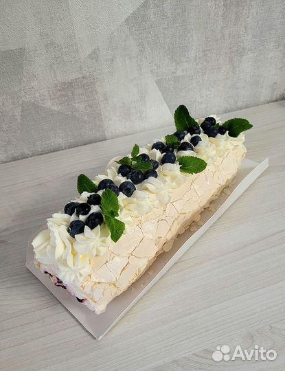 Меренговый рулет