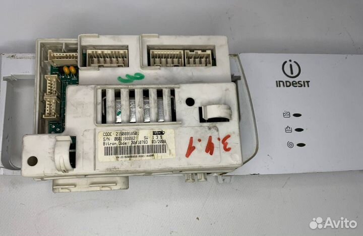 Indesit wisn 101 б/у модуль стиральной машины