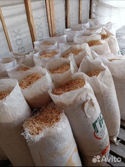 Опилки сухие стружка