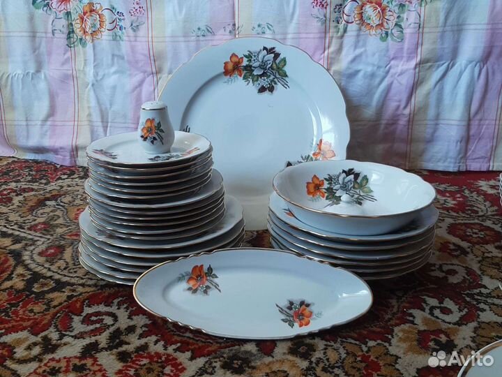 Сервиз,посуда ссср, винтаж, Блюдо Кузнецова