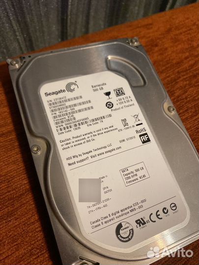 Жесткий диск 500 гб для пк Seagate