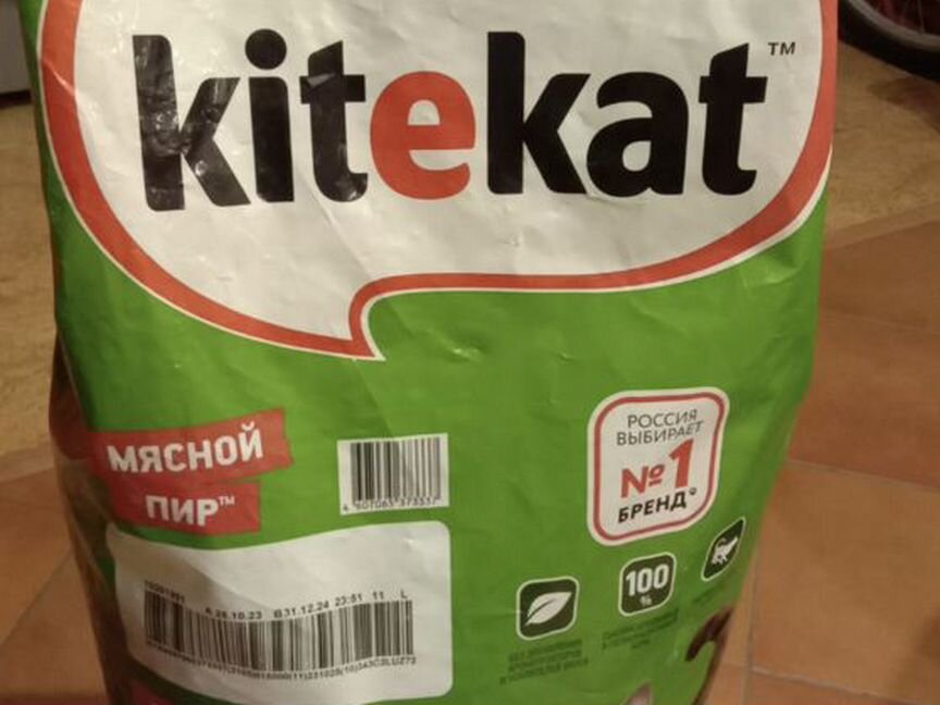 Сухой корм Kitekat для кошек 15кг