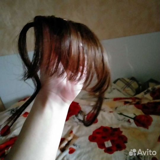 Новый шиньон чёлка волосы