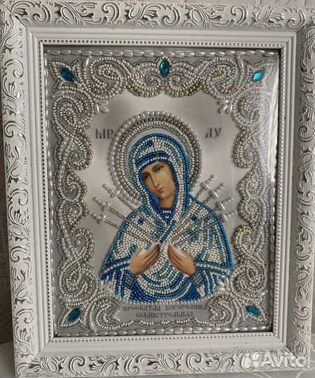 Икона бисером Семистрельная