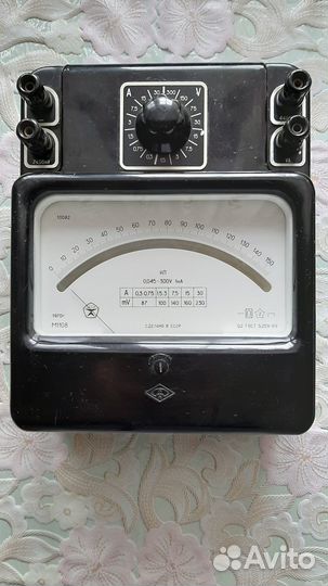 Точный ампервольтметр. I-DC 0,3-30A. U-DC 1,5-300V