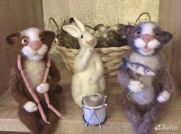 Игрушки из шерсти