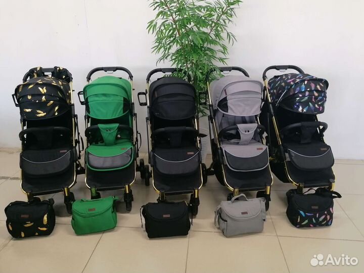 Новая коляска Babalo Future 2022 (рама/золото)