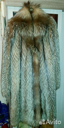 Натуральная шуба Риики финской лисы