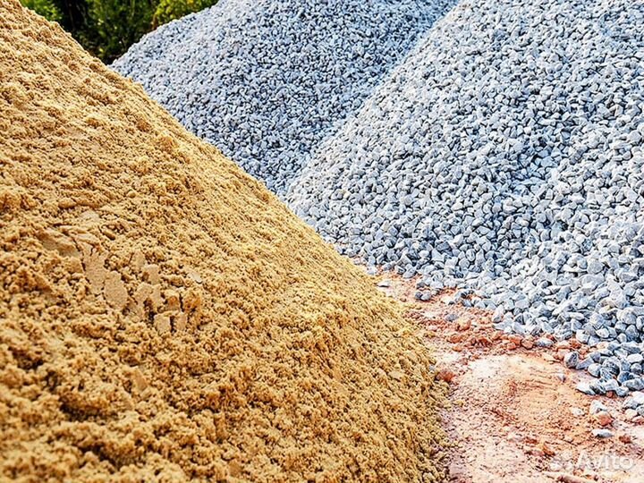 Щебень \ Отсев белый с доставкой от 3кубов