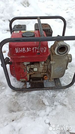 Мотопомпа для грязной воды