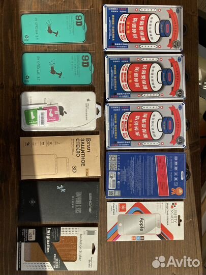 Чехлы и стекла на iPhone айфон новые