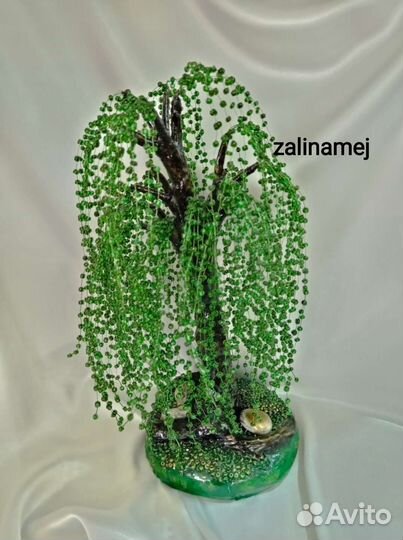 Поделки из бисера. Ива из бисера