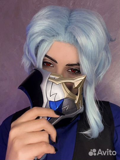 Парик и маска Дотторе Геншин импакт