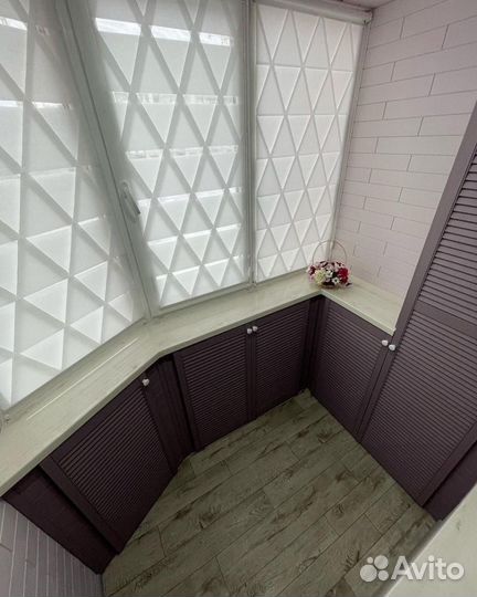 Отделка балконов и лоджий под ключ. Остекление