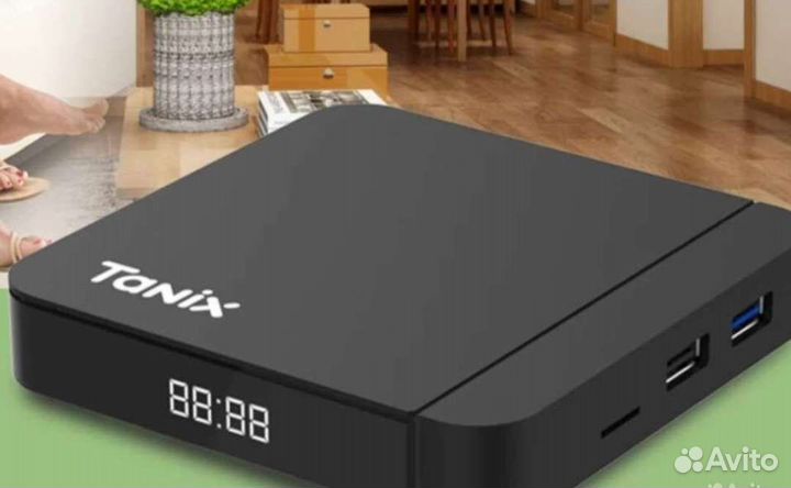 Android tv приставка + пульт