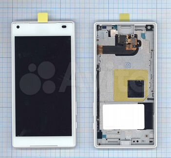 Модуль Sony Xperia Z5 Compact белый с рамкой