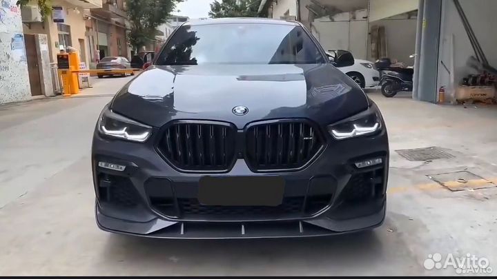 Сплиттер передний Карбон BMW X6 G06