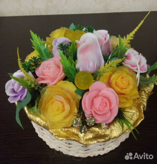 Букет из мыла