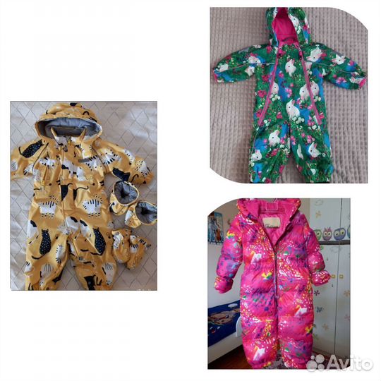 Одежда пакетом на девочку 74 86