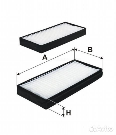 Filtron K1309-2X Фильтр салонный ssangyong