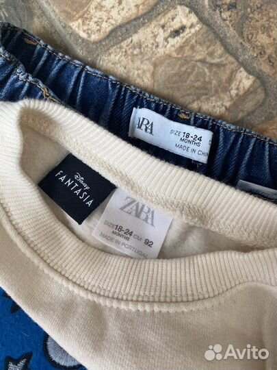 Пакет одежды zara hm