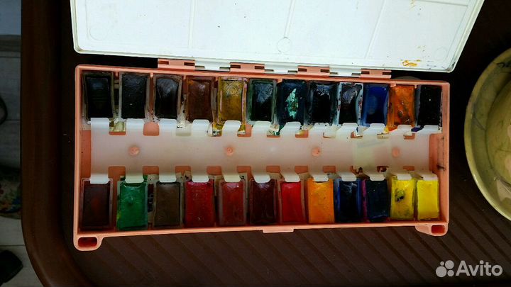 Краски акварельные СССР