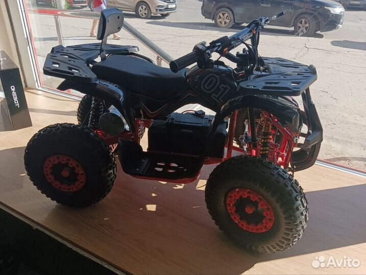 Электроквадроцикл white siberia sneg 1500W