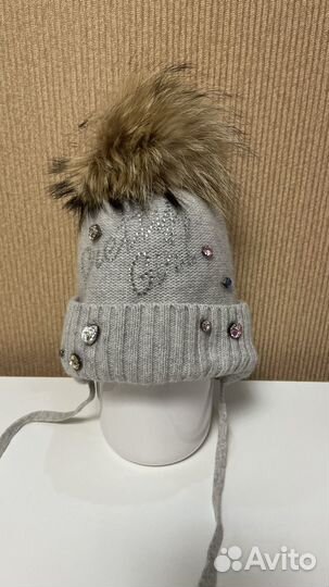Шапка зимняя для девочки 52 54