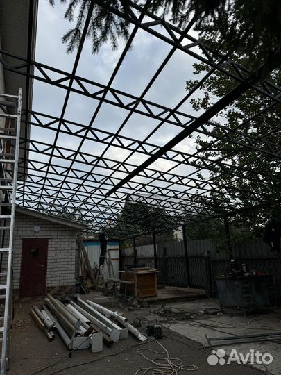 Навесы, Заборы, Входные группы, и др