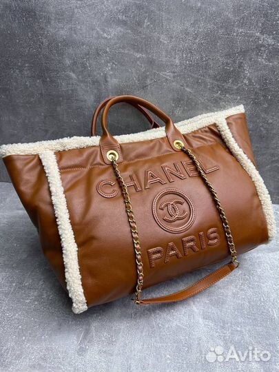 Сумка Chanel Paris Brown натуральная кожа